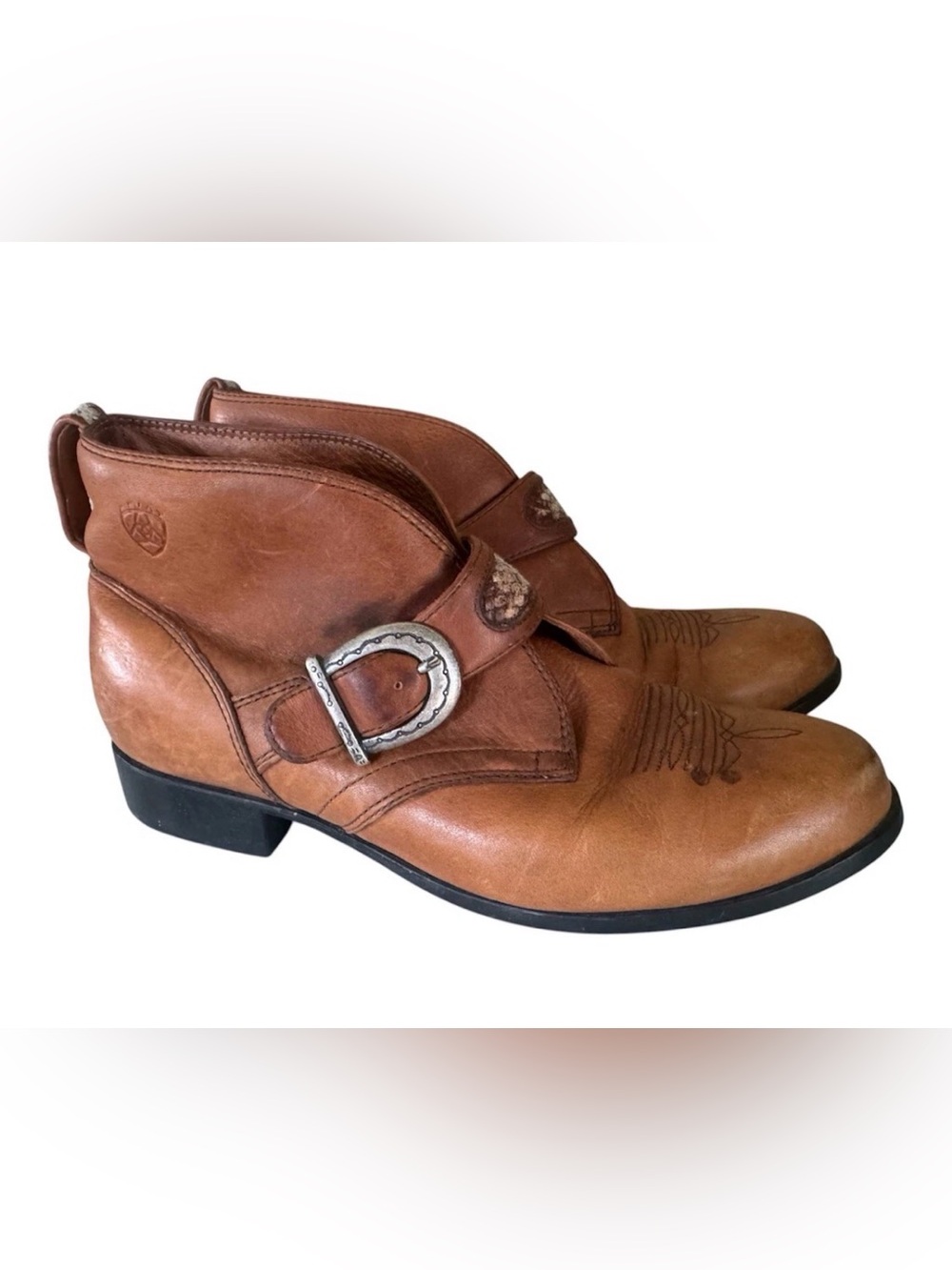 Ariat Juliet Strap Buckle Ankle Boots 8.5 western winter